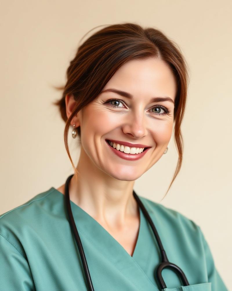Portret van Sanne de Vries, fictief teamlid